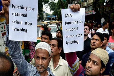 reliable data  define mob lynching   separate category  crime