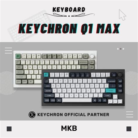 Keychron Q Max Cnc Aluminium Body Layout Hot Swap Custom Rgb Qmk