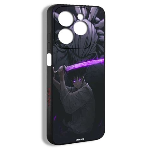 чехол для смартфона Подходит для Infinix Hot Pro Магическая битва аниме юта оккоцу Чёрный