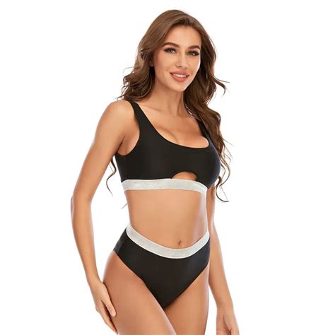 Sexy Bikini Set Women Swimwear Triangle Bra Thongs Swimsuit Bathing