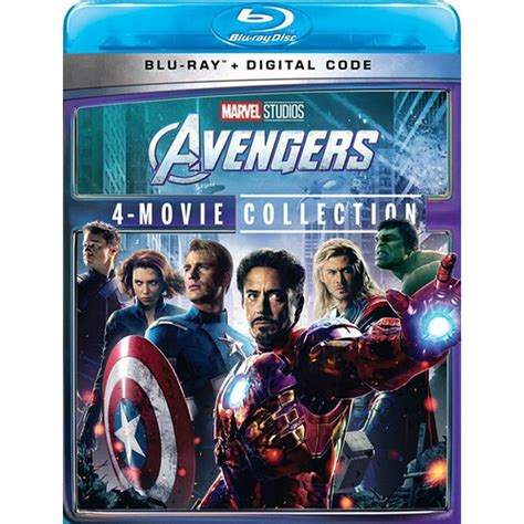 Avengers: 4-Movie Collection (Marvel) (Blu-ray + Digital Copy ...