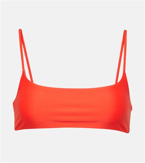 Muse Bikini Top In Red Jade Swim Mytheresa
