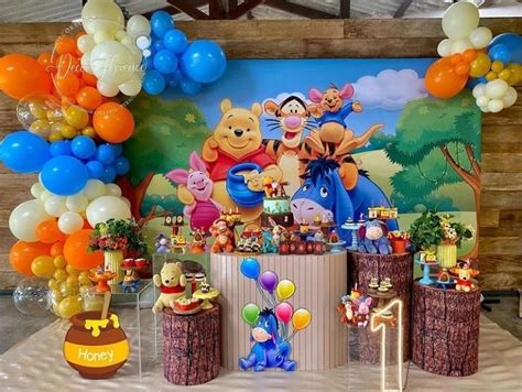 Festa Do Ursinho Pooh - Festa Ursinho Pooh: dicas, inspirações e mais - Bolo Guaraná