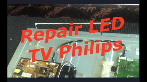Ремонт телевізора Philips 40PFL5007H/12 Звук є, а зображення немає ...