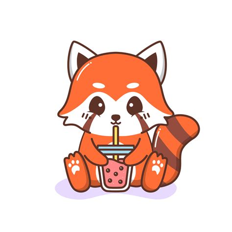 Cute Drawings Of Red Pandas