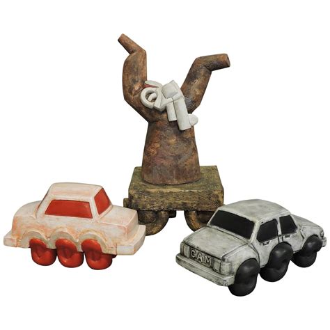 Modern Ceramic and Plaster Sculptures by Scott Rosenthal | Chairish