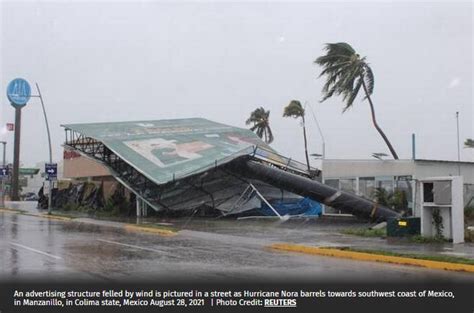 Hurricane Nora weakens to tropical storm after slamming Mexico’s ...