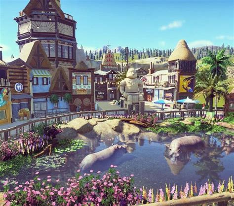 Pin by Selene Verna on planet zoo | Planet coaster, Zoo architecture, Zoo games