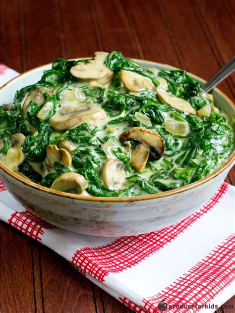Creamy Spinach Mushroom Delight