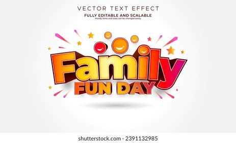 Family Day Logo Design Family Fun Stock Illustration 2391132985 ...