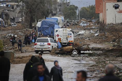 Gazze Eridi Ne Insani Yard M Ta Yan Onlarca T R Girdi Anadolu Ajans