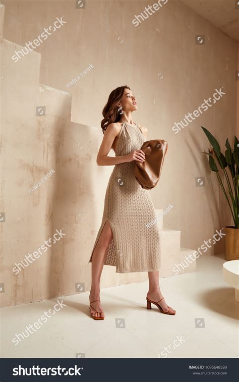 Sexy Beautiful Woman Brunette Tanned Skin Stock Photo Shutterstock