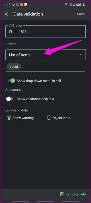 How To Create Edit And Delete Drop Down List In Google Sheets