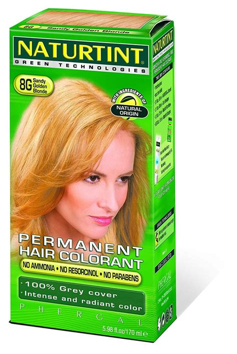 Phergal Naturtint Hair Color Permanent 8G Sandy Golden Blonde 5 28 Ounce Permanent Hair
