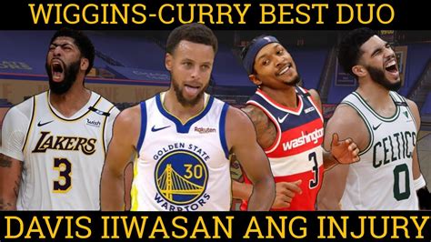 Steph Curry At Andrew Wiggins Highest Scoring Duo Wizards At Celtics Sumunod Davis Naghahanda