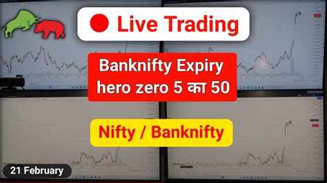 Live Trading Banknifty And Nifty Banknifty Hero Zero Banknifty Expiry