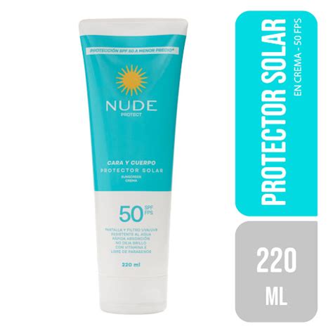 Protector Solar Nude Spf Cara Y Cuerpo X Ml Undefined