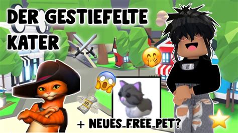 Gestiefelter Kater Update In Adopt Me Und Neues Free Pet Deni