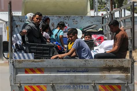 Fotos Palestinos Huyen De Rafah Tras Ordenar Israel La Evacuación Completa Imágenes