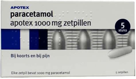 Paracetamol Apotex Zetpil 1000mg Online Bestellen