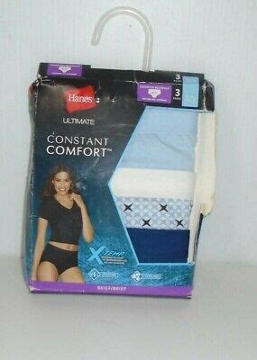 Hanes Women S Ultimate Constant Comfort X Temp Bikini Briefs 3 Pack Sz