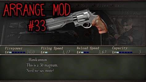 Resident Evil 4 UHD Arrange MOD Parte 33 La Handcannon Y La Mira