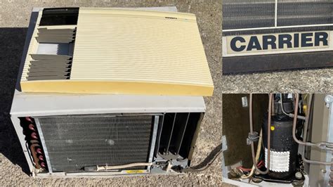 Vintage 1993 Carrier Weathermaker Series Window Air Conditioner W Heat Acquired Youtube