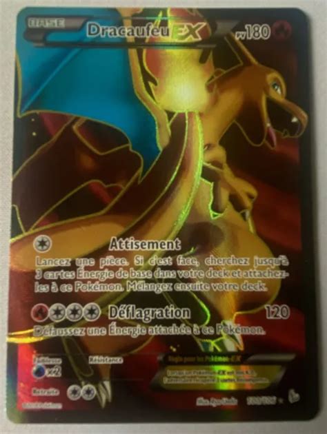 Carte Pok Mon Ultra Rare Dracaufeu Ex Full Art Xy Tincelles