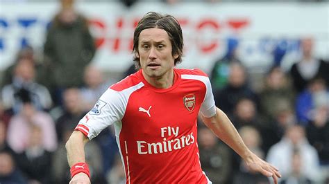 arsenal midfielder tomas rosicky sidelined  knee surgery
