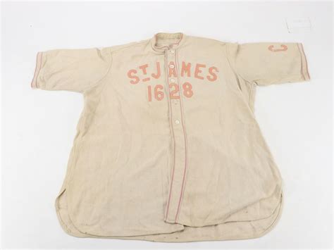 St James Baseball Pants And Jersey Early 20th Century Ebth
