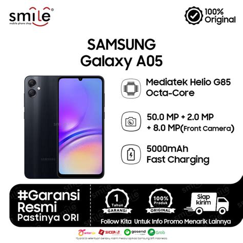 Samsung Galaxy A05 - A055 - 6/128GB - GARANSI RESMI SEIN | Lazada Indonesia