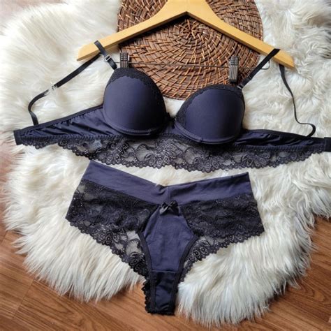 Conjunto lingerie bojo Sutiã e calcinha Mia Shopee Brasil