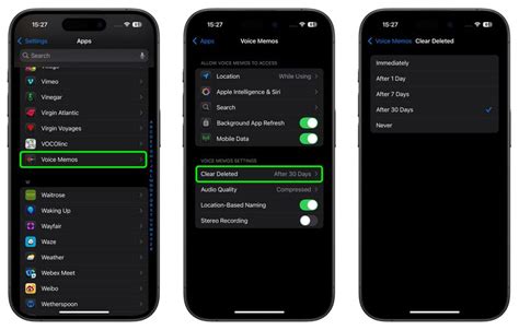 how to delete voice recordings on iphone