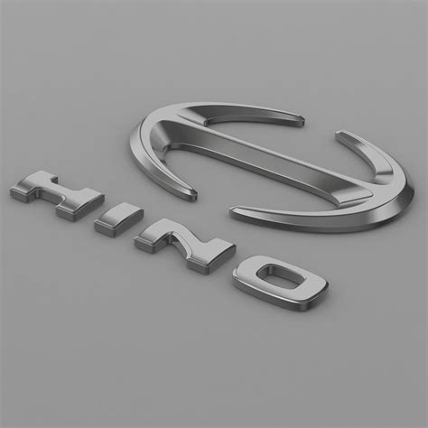 Hino Logo 3D Model CGTrader