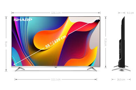 K Ultra Hd Quantum Dot Sharp Android Tv Fp Ea Sharp Europe