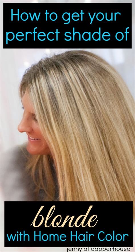 How To Get A Natural Shade Of Blonde With Home Hair Color Jenny At Dapperhouse