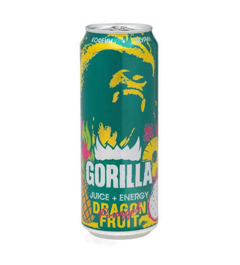 Энергетический напиток GORILLA Dragon Fruit-Pineapple | отзывы