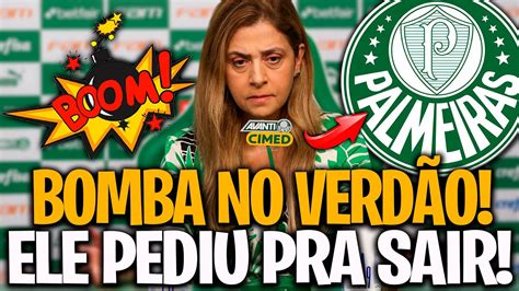 💣💥urgente SaÍda Confirmada Fez Seu Último Jogo Pelo VerdÃo Últimas NotÍcias Do Palmeiras