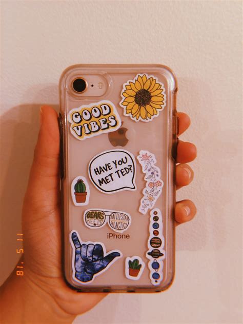 DIY sticker phone case! | Diy phone case, Tumblr phone case, Cute phone