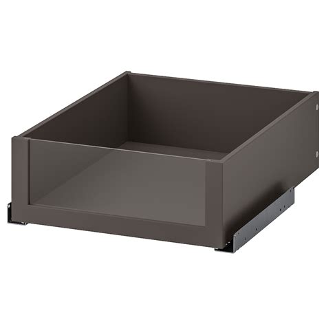 KOMPLEMENT Schublade mit Glasfront, dunkelgrau, 50x58 cm - IKEA Deutschland