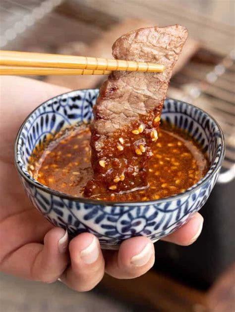 Amazing Yakiniku Sauce – Japanese Grilled Meat BBQ Sauce | Wandercooks