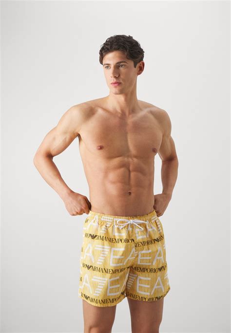 Ea7 Emporio Armani Water Sports Monogram Boxer Swimming Shorts