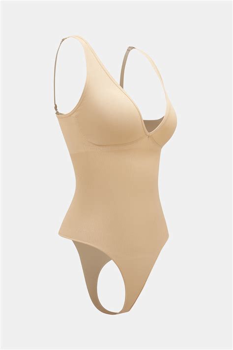 Bare Form Nude Shapewear Bodysuit Sleek Comfort Cupshe