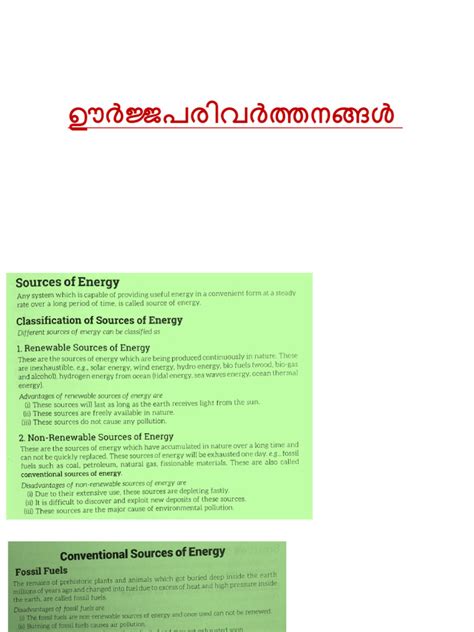 Energy Conversions | PDF