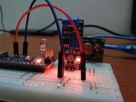 Security System Using Vibration Sensor Module