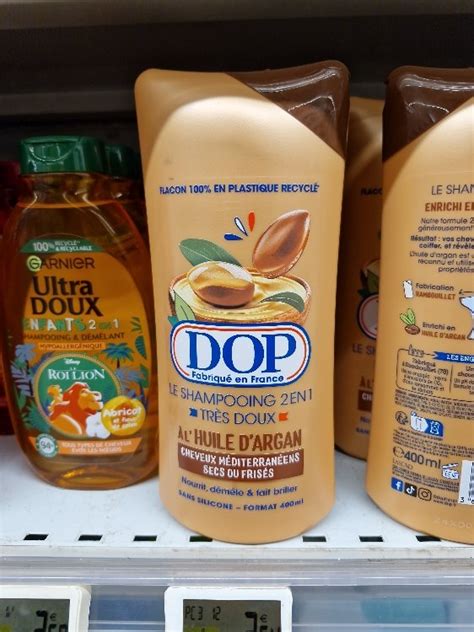 Dop Le Shampooing 2 en 1 Très Doux à l Huile d Argan 400 ml INCI Beauty