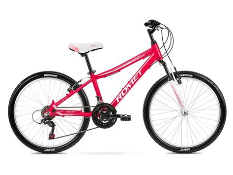Купить Велосипед подростковый 24" Romet Jolene 2021, розовый по лучшей ...