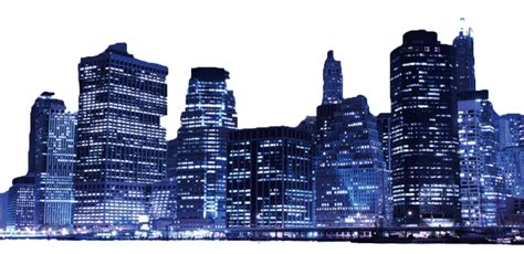 Pretty Night City Transparent Png All