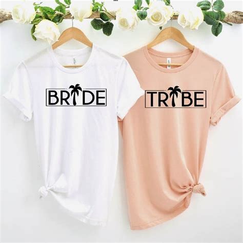 Bride Tribe Shirts Bride Ring Tee Tribe Finger Tshirts Etsy