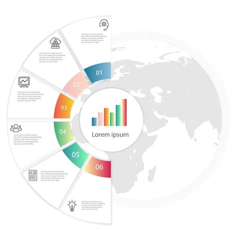 Éléments Abstraits Infographie Cercle Anneau Forme Vecteur De Données